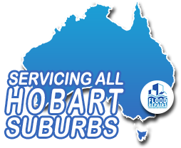 Flood Restoration & Repairs Hobart areas map
